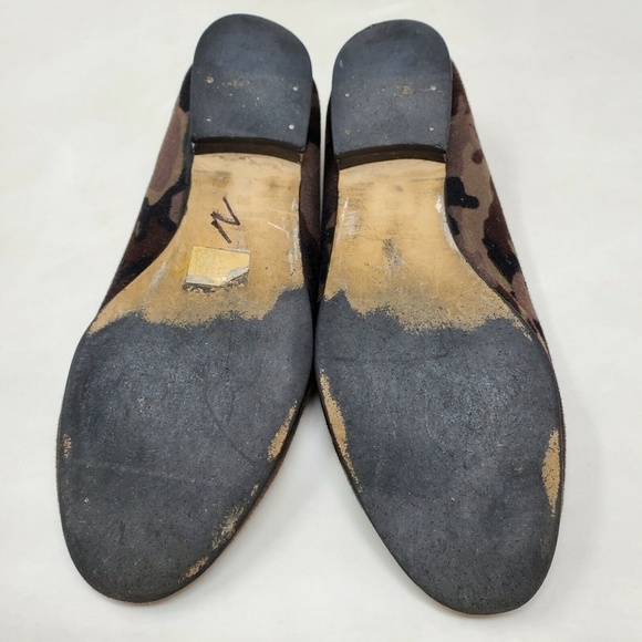 The Kooples Camo Suede Loafers Flats Shoes Size 38 8 - Picture 10 of 11